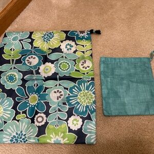 Floral Drawstring Bags Set